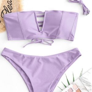 🐷3 for $15🐷NWOT lavender bikini set